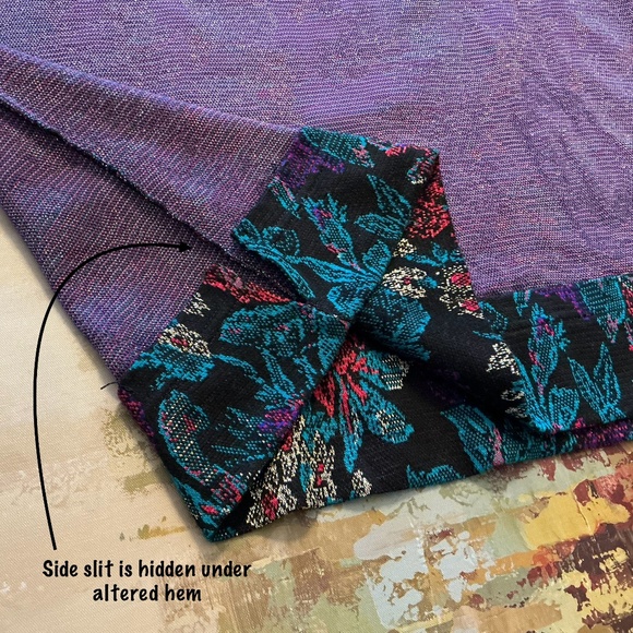 TRADITIONS - Vintage Floral Special Occasion Sweate - Picture 12 of 16